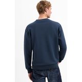 No Excess - Sweater - Donkerblauw - Relaxed Fit - Lange Mouwen