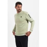 Sweater - Ronde Hals - Met Mouwrits