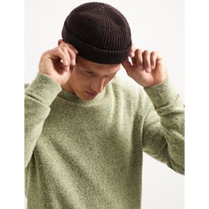 No Excess - Pullover Crewneck - Licht Mosgroen - Soft Wool Blend