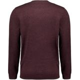 No Excess - Pullover Crewneck - Donker Wijn - 2 Coloured Melange