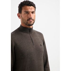 Schipperstruien - Melange Trui - Halve Rits