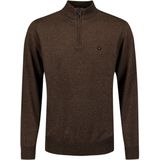 Schipperstruien - Melange Trui - Halve Rits