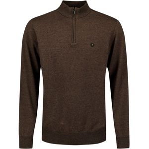 Schipperstruien - Melange Trui - Halve Rits