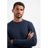 Gebreide Trui - Ronde Hals - Diagonaal Breipatroon