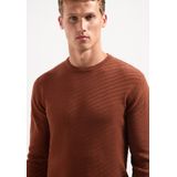 Trui - Ronde Hals - Diagonaal Breipatroon