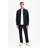 No Excess - Sedoc - Overhemd - Lichtblauw - Volledige Rits - Stretch