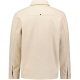 No Excess - Overshirt - Ecru - Regular Pasvorm - Lange Mouwen - 100% Polyester Bouclé