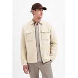 No Excess - Overshirt - Ecru - Regular Pasvorm - Lange Mouwen - 100% Polyester Bouclé