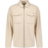 No Excess - Overshirt - Ecru - Regular Pasvorm - Lange Mouwen - 100% Polyester Bouclé