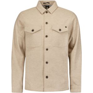 No Excess - Overshirt - Beige - Lange Mouwen - Knoopsluiting