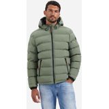 No Excess - Gewatteerde Jas - Groen
