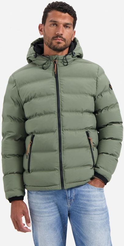 No Excess - Gewatteerde Jas - Groen