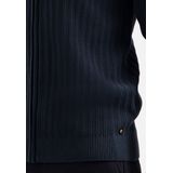 No Excess - Vest Knitted Structure - Donkerblauw - Regular-fit - Nylon en Katoen