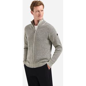 No Excess - Gebreid Vest - Stone Grey