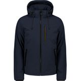 No Excess - Functionele Jas - Donkerblauw - Softshell - Gevoerde Zoom