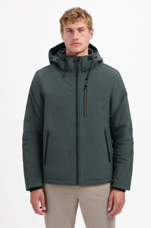 Softshell Jacket - Afritsbare Capuchon - Winddicht - Waterafstotend - Ademend