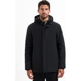 No Excess - Softshell Parka Jas - Zwart - Heren