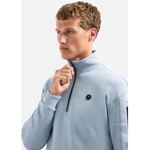No Excess - Half Zip - Blauw - Trui - 29130851/138