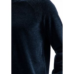 No Excess - Pullover - Donkerblauw - Lichtgewicht - Chenille-velours