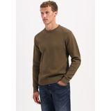 Trui - Ronde Hals - Diagonaal Breipatroon