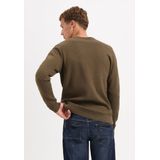 Trui - Ronde Hals - Diagonaal Breipatroon