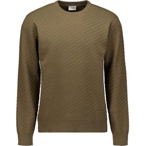 Trui - Ronde Hals - Diagonaal Breipatroon