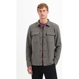 No Excess - Overshirt - Bruin - Gebreid - Regular Fit - Lange Mouwen