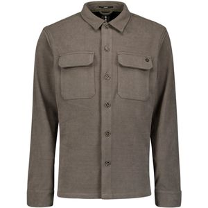 No Excess - Overshirt - Bruin - Gebreid - Regular Fit - Lange Mouwen