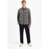 No Excess - Overshirt - Bruin - Gebreid - Regular Fit - Lange Mouwen