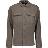 No Excess - Overshirt - Bruin - Gebreid - Regular Fit - Lange Mouwen