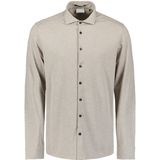 Jersey hemd in melange kleur