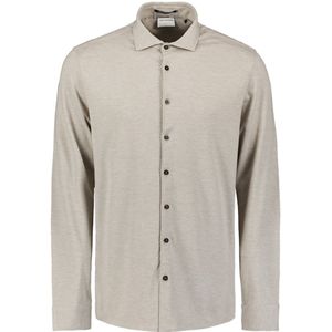 Jersey hemd in melange kleur