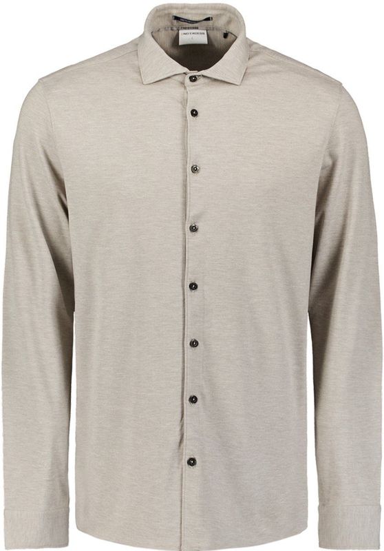 Jersey hemd in melange kleur