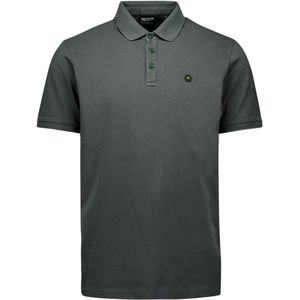 No Excess - Poloshirt - Geel - Kwartmouw - Effen