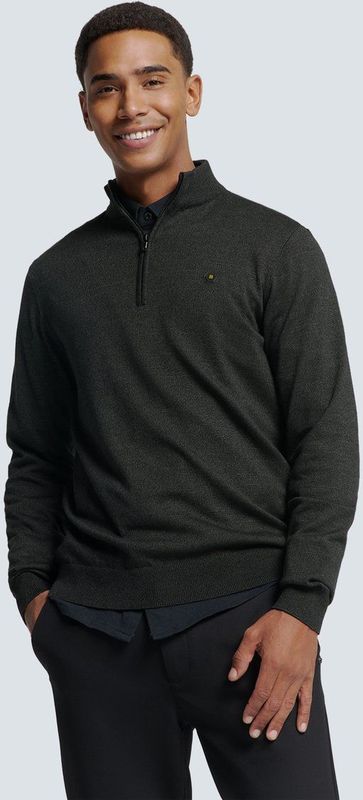 No Excess - Timeless Basics - Trui - Halve Rits