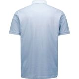 No Excess - Poloshirt - Lichtblauw - Katoen - Knoopsluiting - Kwartmouw