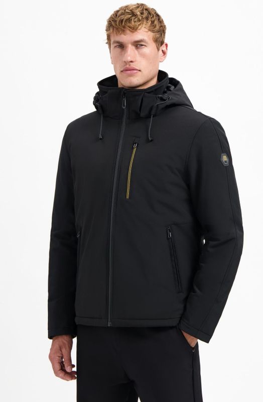 Softshell Jacket - Afritsbare Capuchon - Winddicht - Waterafstotend - Ademend