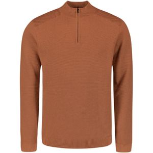 No Excess - Gebreide Trui - Terra - Regular Fit - Lange Mouwen