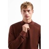 No Excess - Gebreide Trui - Terra - Regular Fit - Lange Mouwen