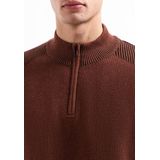 No Excess - Gebreide Trui - Terra - Regular Fit - Lange Mouwen