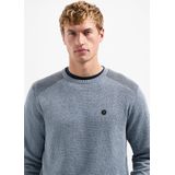 No Excess - Pullover Crewneck Plated Structure - Dusty Blue