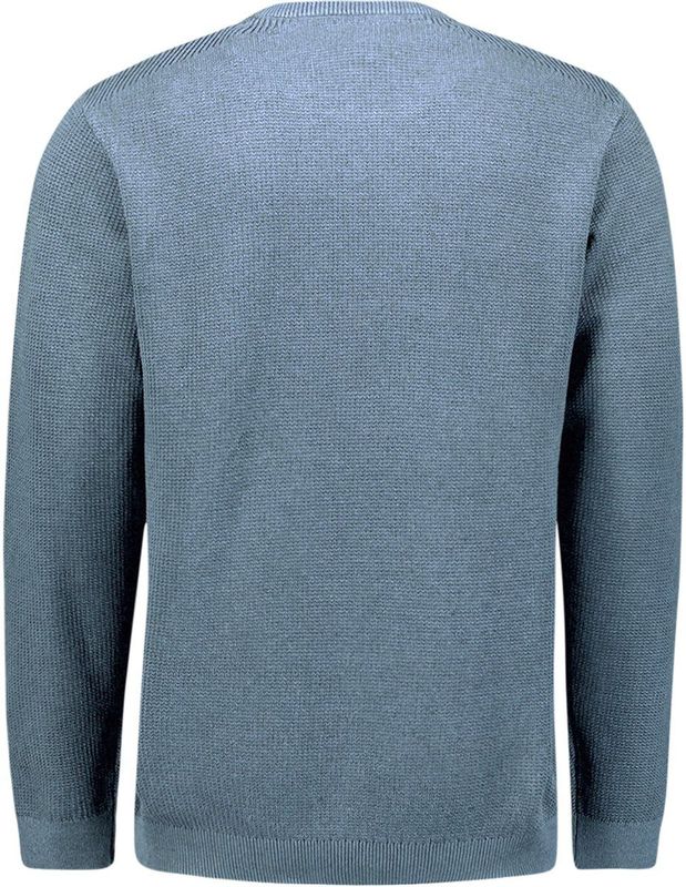 No Excess - Pullover Crewneck Plated Structure - Dusty Blue