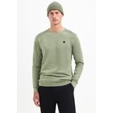 No Excess - Trui - Lichtgroen / Groen Gemêleerd - Knitwear - Ronde Hals