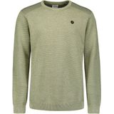 No Excess - Trui - Lichtgroen / Groen Gemêleerd - Knitwear - Ronde Hals