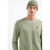 No Excess - Trui - Lichtgroen / Groen Gemêleerd - Knitwear - Ronde Hals