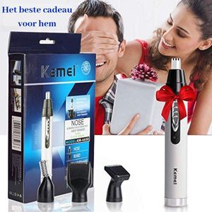 Kemei professional Personal Care 3 in 1 Trimmer – Professioneel  Neustrimmer – Baardtrimmer – Contouren mes -  Neushaar – Barbiersmes – Oplaadbaar – Effileermes – Wenkbrauwkam – wenkbrauw mesje – Baard – Neushaar