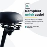 Voltano Rokzadel / Fietszadel – Rok – Zwart - Foam Vulling - Ademend en Comfortabel Materiaal