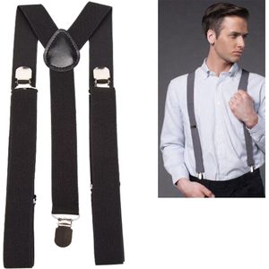 Bretels - Zwart - met stevige clip - luxe - heren bretels - unisex