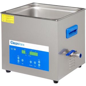 Cleanitex CXD15 - 13,5 liter set | Ultrasoon reiniger met een krachtige reiniging (ultrasoon bad, ultrasoon baden, reinigingsbad, ultrasone reiniger, reinigers, ultrasonic cleaner sieraden, brillen appraat, pedicure)