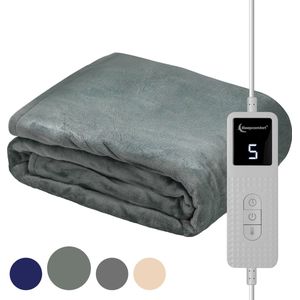 SLEEPCOMFORT - Elektrische Deken - Olive green - 180x130 cm - 3 Warmte-instellingen - Automatische Uitschakeling